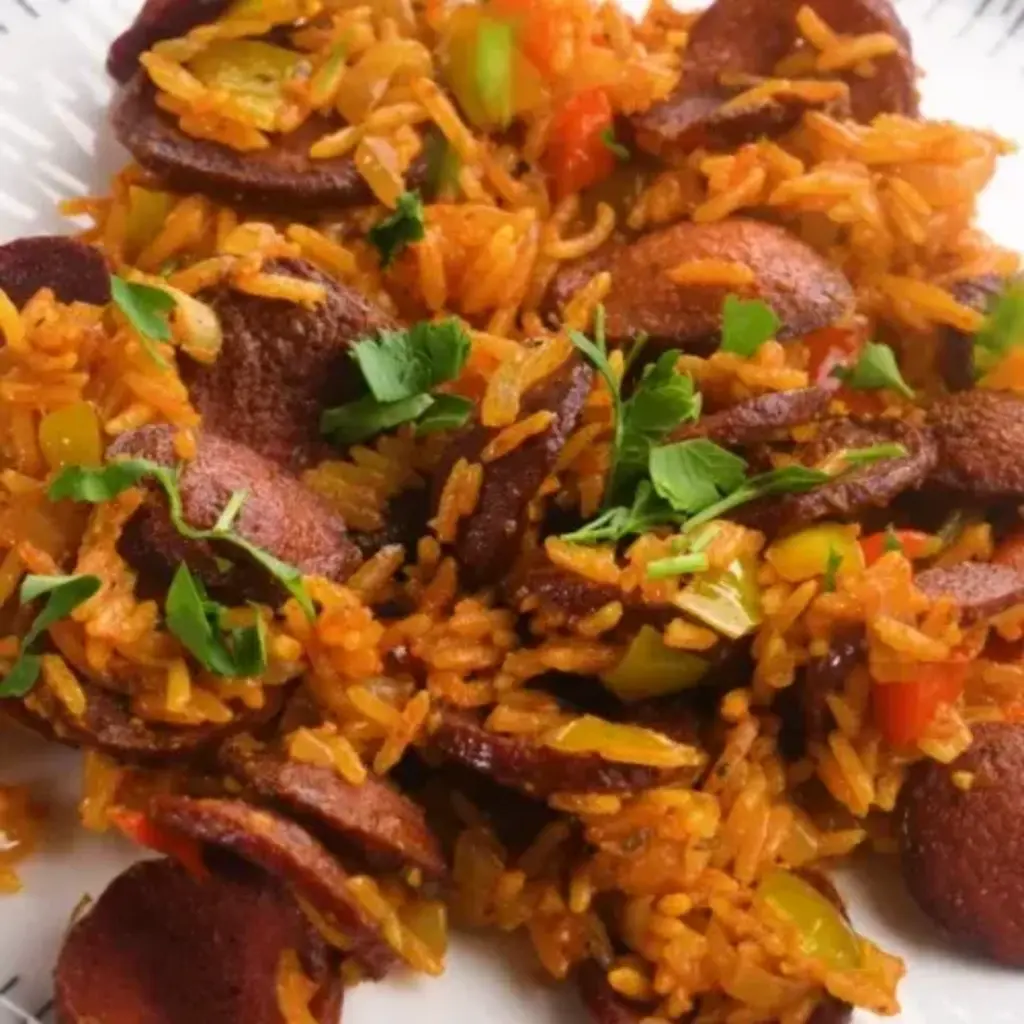 cajun sausage and rice