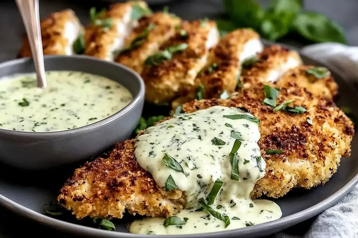 Parmesan crusted chicken