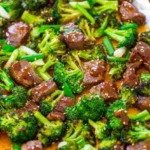 sheet pan beef and broccoli