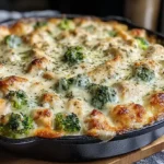 keto chicken alfredo bake