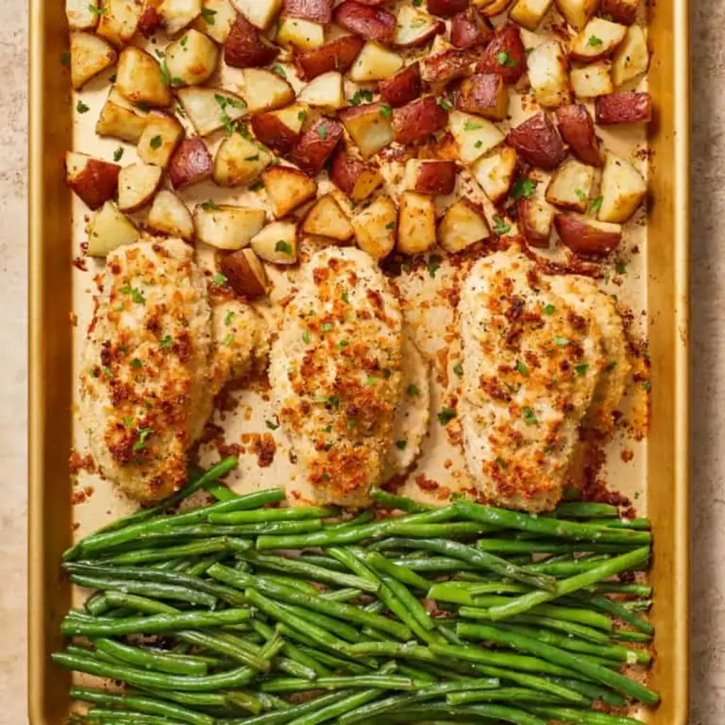 sheet pan chicken dinner