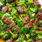 sheet pan beef and broccoli