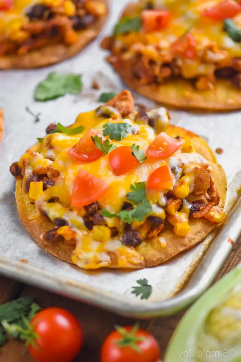 easy chicken tostadas