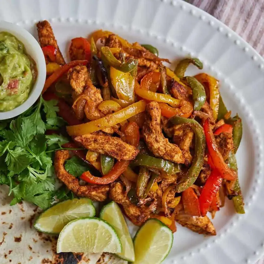 air fryer chicken fajitas