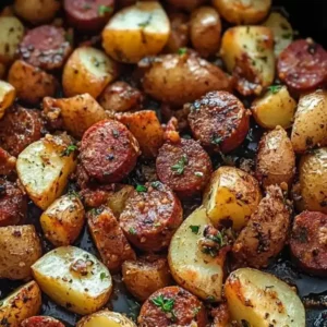 one pan kielbasa and potatoes