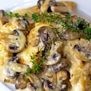 mushroom asiago chicken