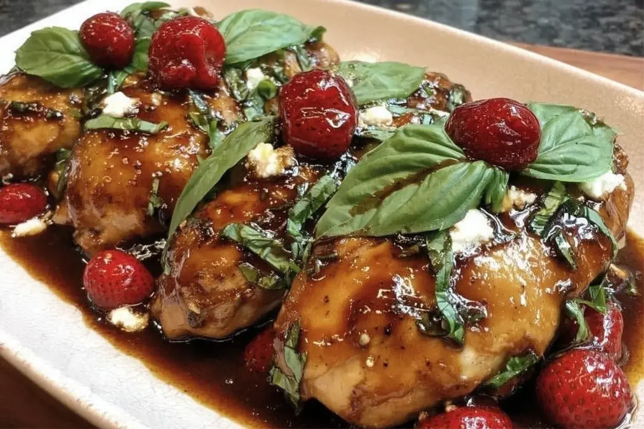 strawberry basil chicken