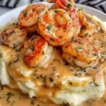 garlic shrimp mashed potatoes