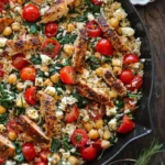 greek chicken and lemon rice