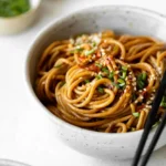 garlic sesame noodles