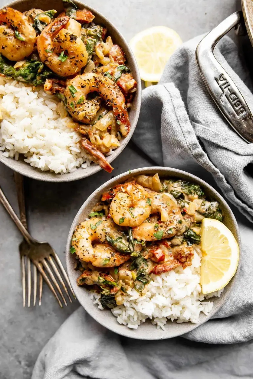 creamy garlic shrimp recipe