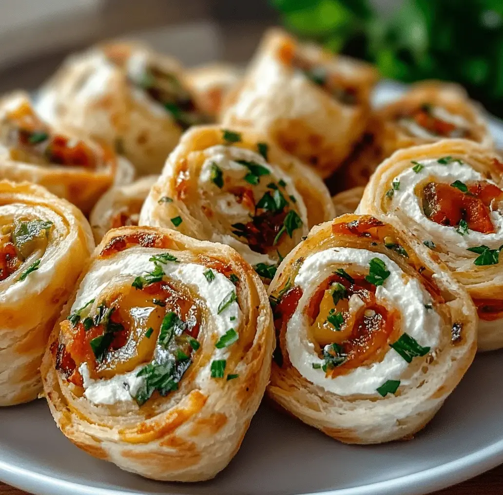 Delicious Pepper Jelly &amp; Cream Cheese Pinwheels Recipe