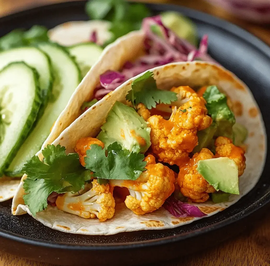 Satisfy Your Cravings with Buffalo Cauliflower Wraps