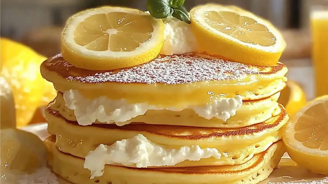 Lemon Ricotta Breakfast Pancakes – Easy &amp; Impressive
