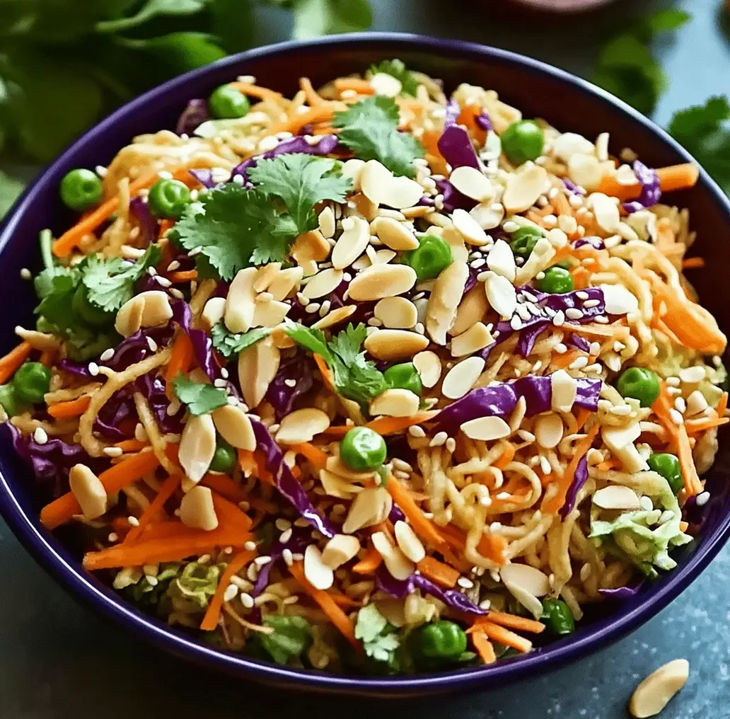 Crunchy Asian Ramen Noodle Salad Recipe