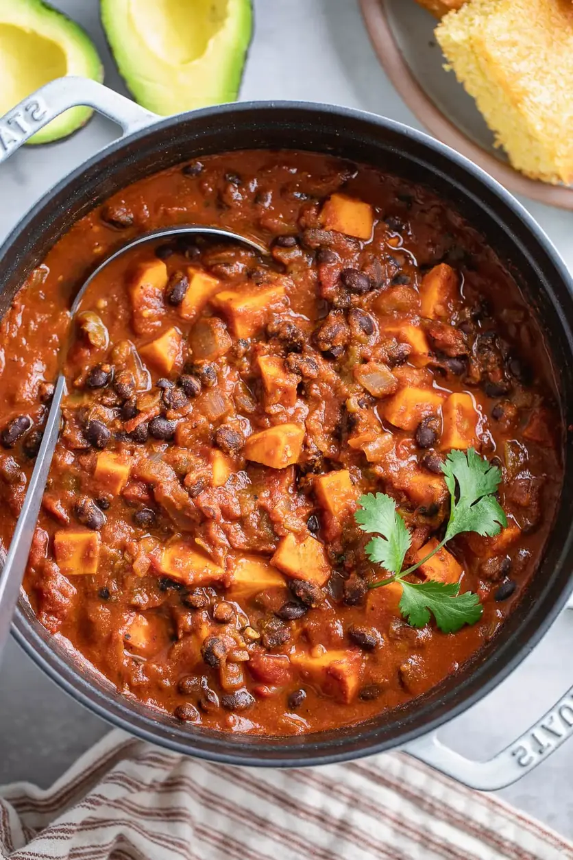 Sweet Potato Black Bean Chili